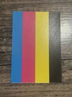 Yugioh Color Test Print Non-Holo MISPRINT ERROR Card English - Image 1