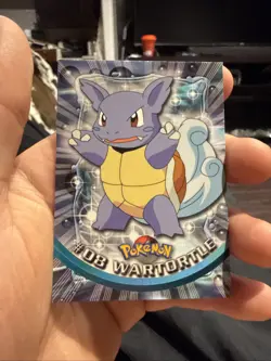 Topps Pokemon #08 Wartortle - TV Animation Edition Card, 1999, NM - Image 1