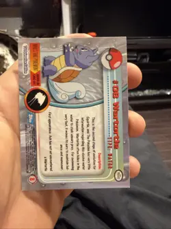 Topps Pokemon #08 Wartortle - TV Animation Edition Card, 1999, NM - Image 2