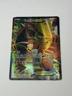 Pokemon Groudon EX Full Art Holo Ultra Rare TCG Card XY Primal Clash 150/160 - Image 1
