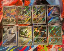 Pokemon illustration Rare 8 Card Lot. Zacian Shuckle Noibat Snover Etc Nm - Image 1