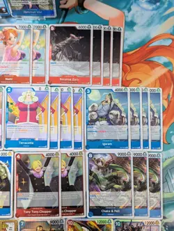 One Piece - Red/Blue Nefeltari Vivi Deck Core (52 Cards) (EB03/EB04) - Image 5