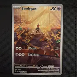 Pokemon TCG Sandygast Holo Illustration Rare Card Paldea Evolved 214/193 - Image 1