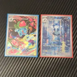 Pokemon 151 Ivysaur & Poliwhirl Stage 1 Holo Cards Nintendo GAME FREAK 2023 - Image 1