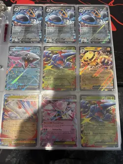 Pokemon TCG MEG Full Art Holo Card Lot Vulpix Lillie Wally Reshiram Magcargo - Image 5