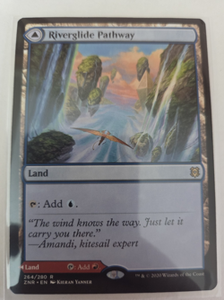 MTG, Riverglide Pathway Zendikar Rising Regular NM - Image 1