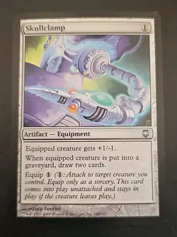 Skullclamp Darksteel MTG Regular Lightly Played - Image 1