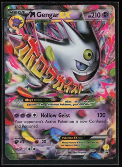 Pokemon TCG M Gengar EX #XY166 XY Promos - Image 1