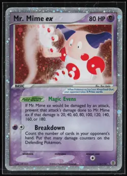 Pokemon TCG Mr. Mime ex #111/112 FireRed & LeafGreen - Image 1