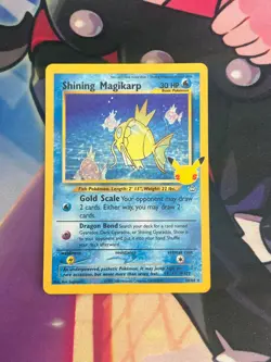 Shining Magikarp 66/64 Celebrations: Classic Collection Pokemon NM Card - Image 1