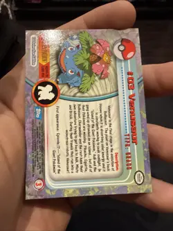 Venusaur #03, Pokemon TCG Red Logo Topps TV Animation Edition, Reg - Image 2