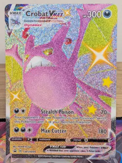 CROBAT VMAX SWSH099 PROMO SWSH BLACK STAR POKEMON NM - Image 1