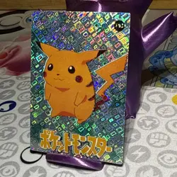 Pokemon Pikachu Vintage Pocket Monsters Vending HOLO Prism Sticker 1998 182 - Image 3