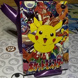 Pokemon Pikachu Vintage Pocket Monsters Vending HOLO Prism Sticker 1998 207 - Image 2