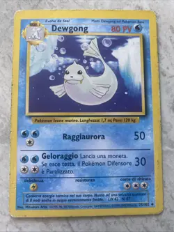 Pokemon TCG - Dewgong - 25/102 - Rare - Base Set - WOTC - Italian - Image 1