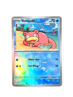 Slowpoke 018/131 Master Ball Holo Prismatic Evolutions POKEMON TCG PRE ENGLISH - Image 1