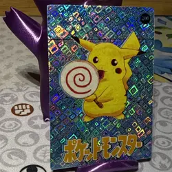 Pokemon Pikachu Vintage Pocket Monsters Vending HOLO Prism Sticker 1998 200 - Image 2