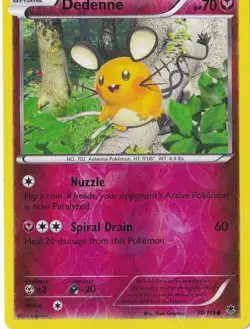 DEDENNE 70/119 REVERSE HOLO POKEMON PHANTOM FORCES - Image 1