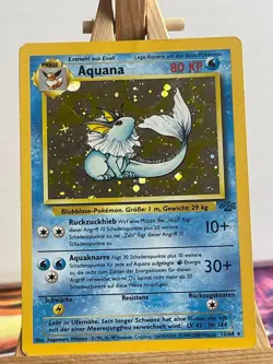 Aquana Holo 12/64 Dschungel Deutsch Poor VG Pokemon - Image 1