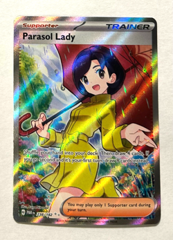 Pokemon Paradox Rift - PARASOL LADY - TRAINER ULTRA RARE - 238/182 - NM/M - Image 1