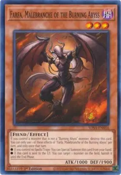 Farfa, Malebranche of the Burning Abyss - SDSA-EN016 - Common - 1st Edition - Li - Image 1