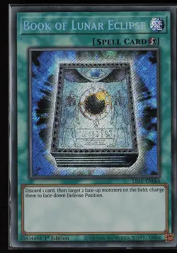 Yugioh Book of Lunar Eclipse LIOV-EN064 1st Edition Secret Rare NM - Image 1