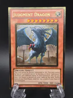 Judgment Dragon GLD3-EN016 YuGiOh Gold Series 3 Gold Rare 2010 - Image 1