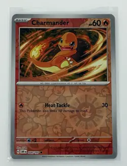 Pokemon Charmander 026/197 Reverse Holo SV03: Obsidian Flames Basic Card - Image 1