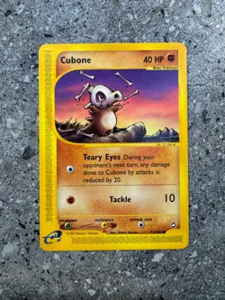 Pokemon TCG Cards Cubone 72/147 Aquapolis NM-M - Image 1