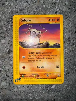 Pokemon TCG Cards Cubone 72/147 Aquapolis NM-M - Image 3
