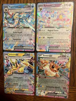Pokemon TCG Prismatic Evolutions EX Lot Of 4 Cards - Image 1