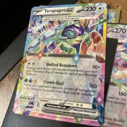 Pokemon 3 Card Lot- Glaceon & Sylveon ex And Terapagos ex - Image 4