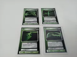 Star Trek CCG 4 Card Romulan Premier Lot - Image 1