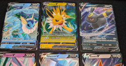 Pokemon EEVEE EVOLUTION V PROMO Complete SWSH 9 Card Set Umbreon SWSH203 - Image 2
