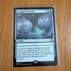 Conduit Of Worlds - N/M - Phyrexia All Will Be One Magic The Gathering - Image 1