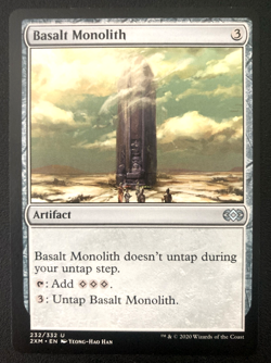 MTG Basalt Monolith - Double Masters - Magic the Gathering Non Foil - Image 1