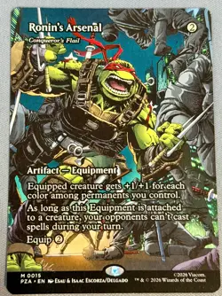 Ronin's Arsenal (Borderless) Mythic MTG Ninja Turtles - Image 1