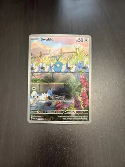 Swablu 213/182 Paradox Rift Pokemon English Illustration Rare 2023 - Image 1