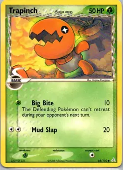 Pokemon TCG Trapinch δ 84/110 Holon Phantoms LP - Image 1