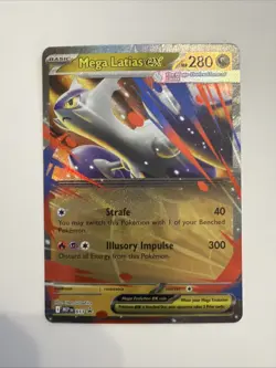 Mega Latias ex MEP 011 Exclusive Promo Mega Latias Ex Box Pokemon Mega Evolution - Image 1