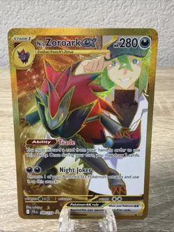Pokemon TCG N’s Zoroark Ex Journey Together 189/159 - Image 1