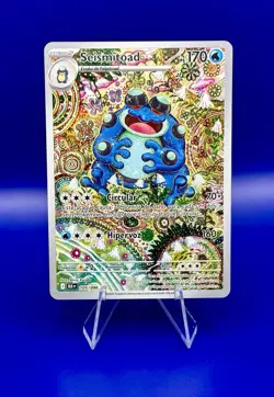 Seismitoad ex 105/086 Brazilian IR Pokemon Black Bolt Shinji Kanda NM - Image 1