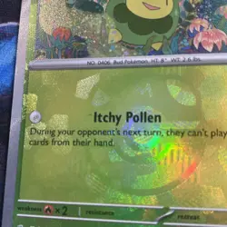 Pokemon TCG Budew Master Ball Rare Prismatic Evolutions 004/131 - Image 4