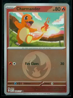 Pokemon CHARMANDER 020/217 - Ascended Heroes - Rev Holo - MINT - Image 1