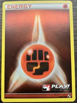 Fighting Energy - (Play! Pokemon) 110/114 League Promo Holo MINT - Image 1