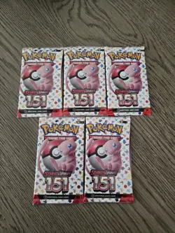 Pokemon TCG Scarlet & Violet 151 Booster Packs X14 Packs Factory Sealed - Image 1