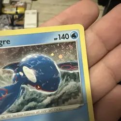 Pokemon TCG Kyogre 036/159 Promo Cosmos Holo Large Swirl🌀 - Image 2