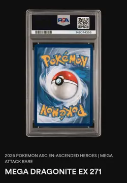 Pokemon Mega Dragonite EX Mega Attack Rare 271/217 Me: Ascended Heroes PSA 10 - Image 4