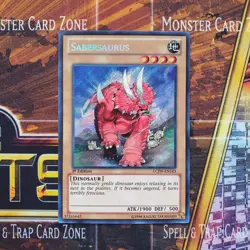 1x Sabersaurus - Secret Rare - LCJW-EN143 - 1st Ed - LP - Image 1