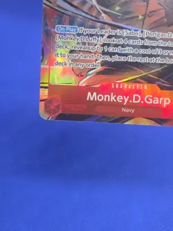 One Piece Carrying On His Will Monkey D Garp OP13-016 Alternate Alt Art NM - Image 5